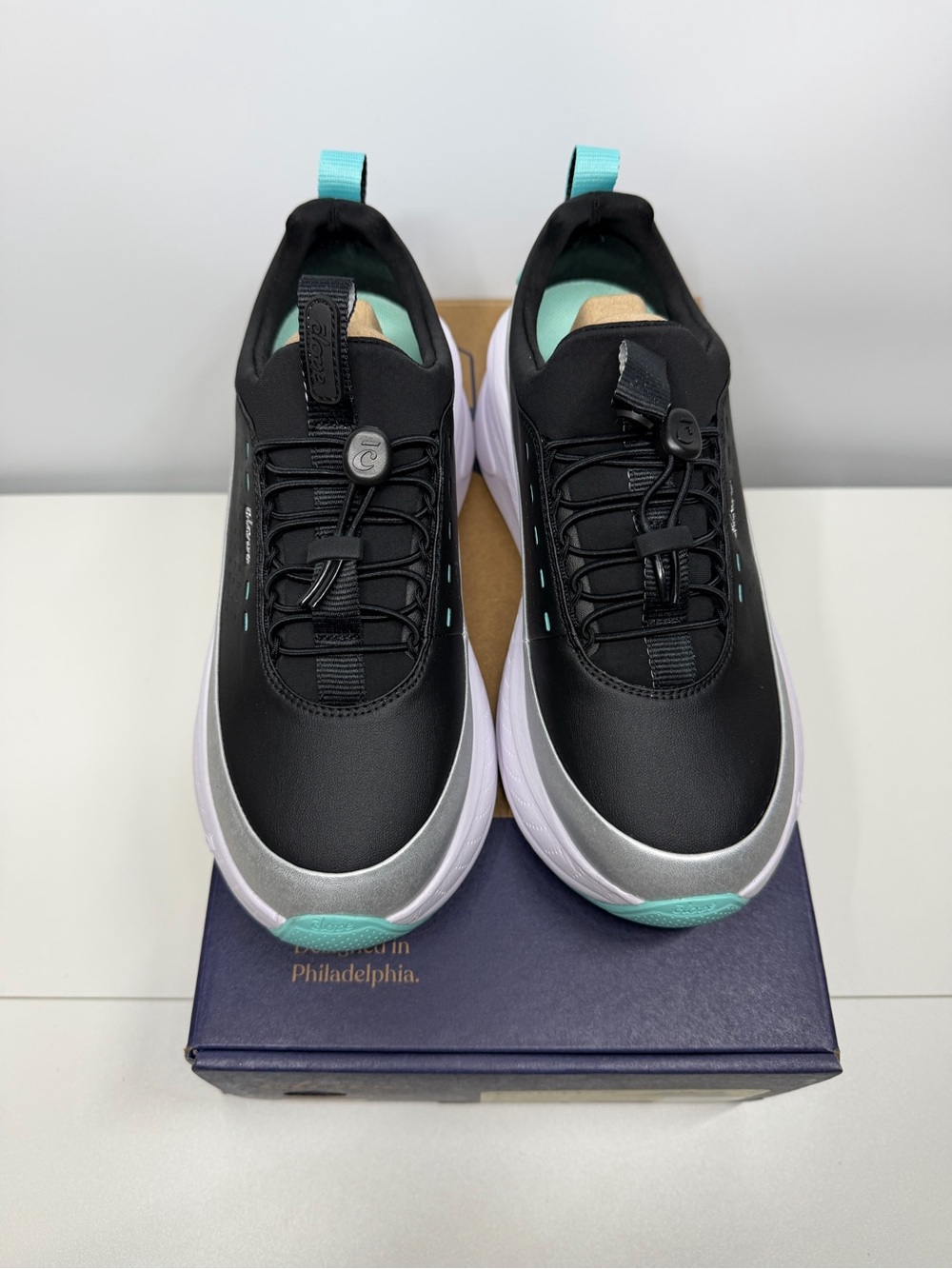 NWT Clove Forte 2 Waterproof Non-Slip Shoes Black Aqua Women’s 8